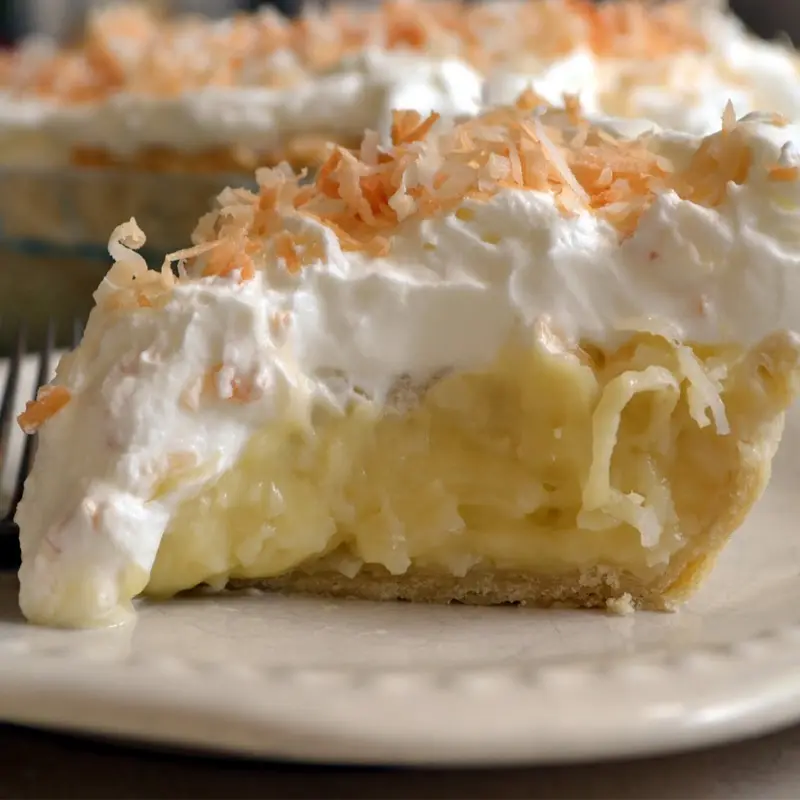 Toasted Coconut Cream Pie