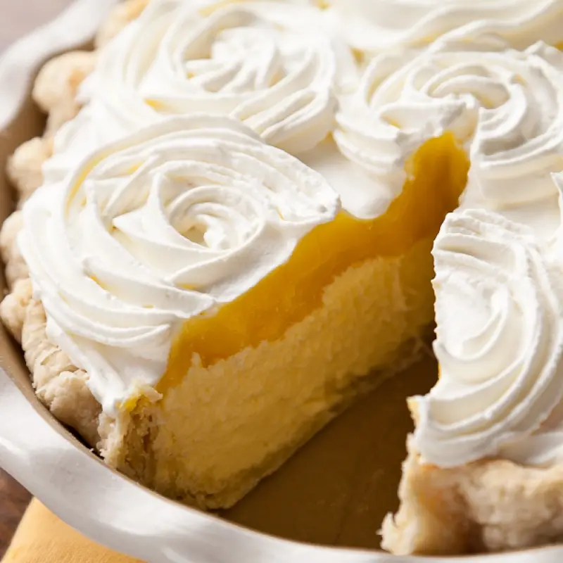 Lemon Truffle Pie