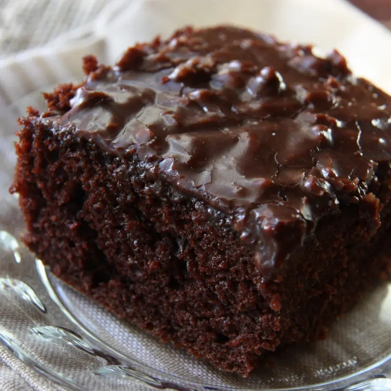 30 Minute Chocolate Fudge Cake