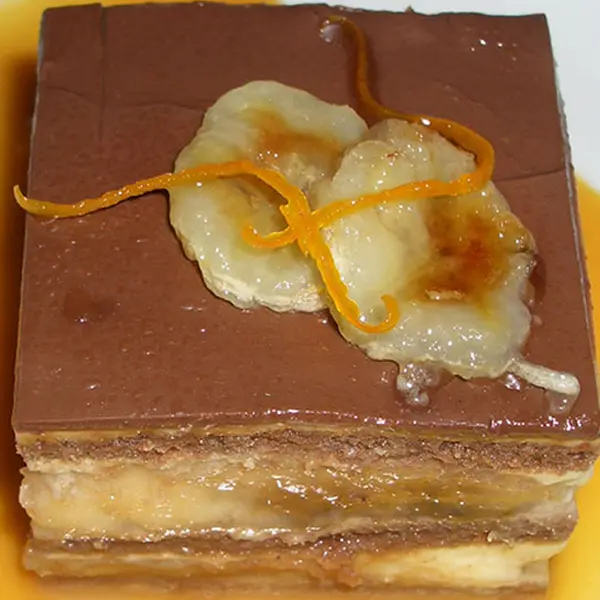 Banana Cream Pie Chocolate Squares