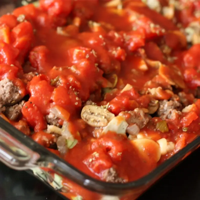 Shredded Cabbage Casserole