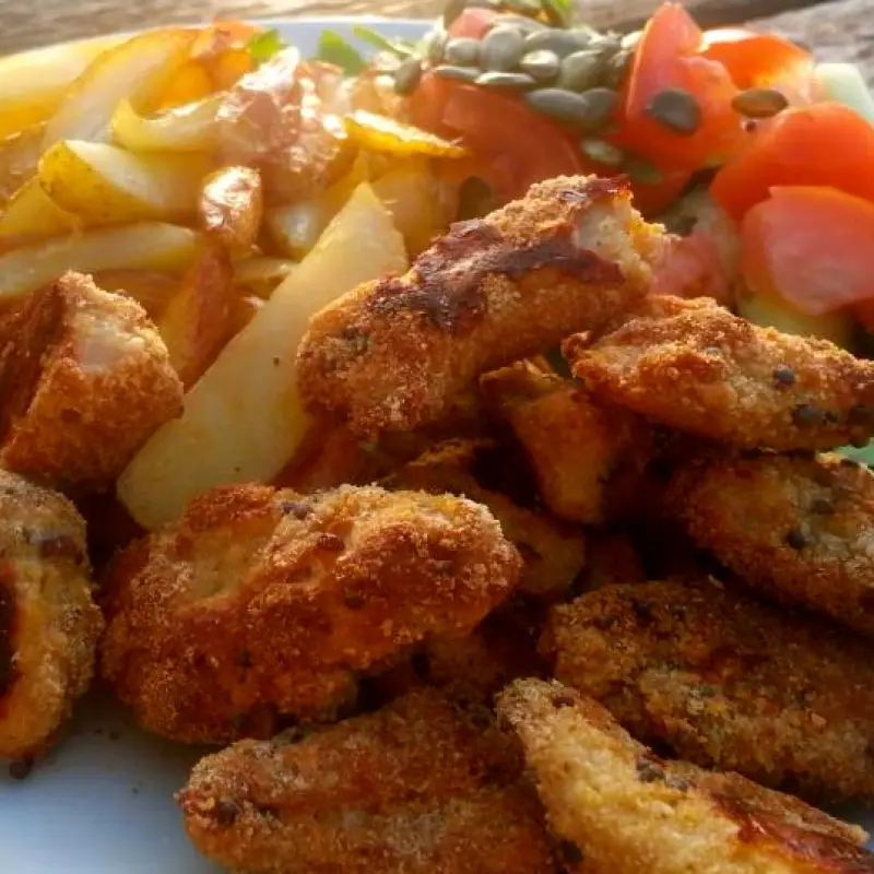 Fried Chicken and Crispy Chips