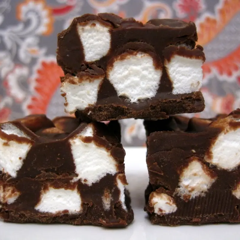 Chocolate Peanut Butter Marshmallow Squares