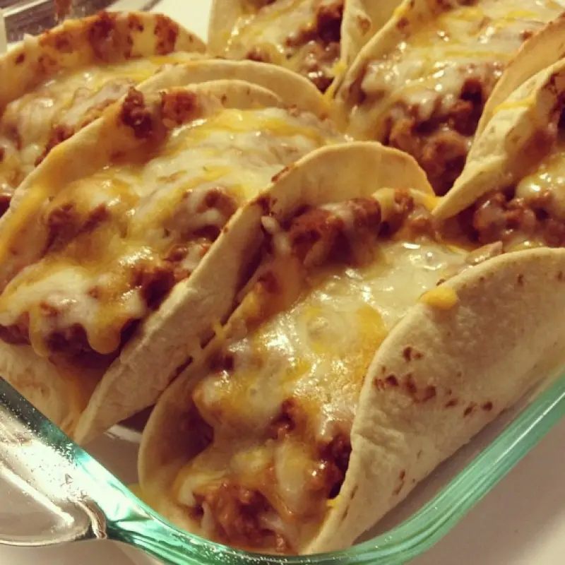 Quick Baked Soft Tacos