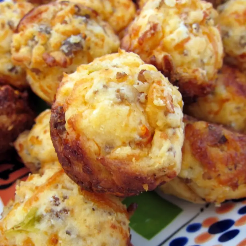 Sausage and Cheese Muffins