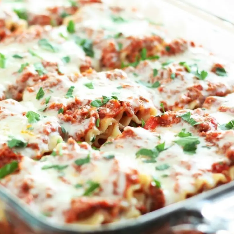 Creamy and Lazy Lazagna Roll Ups