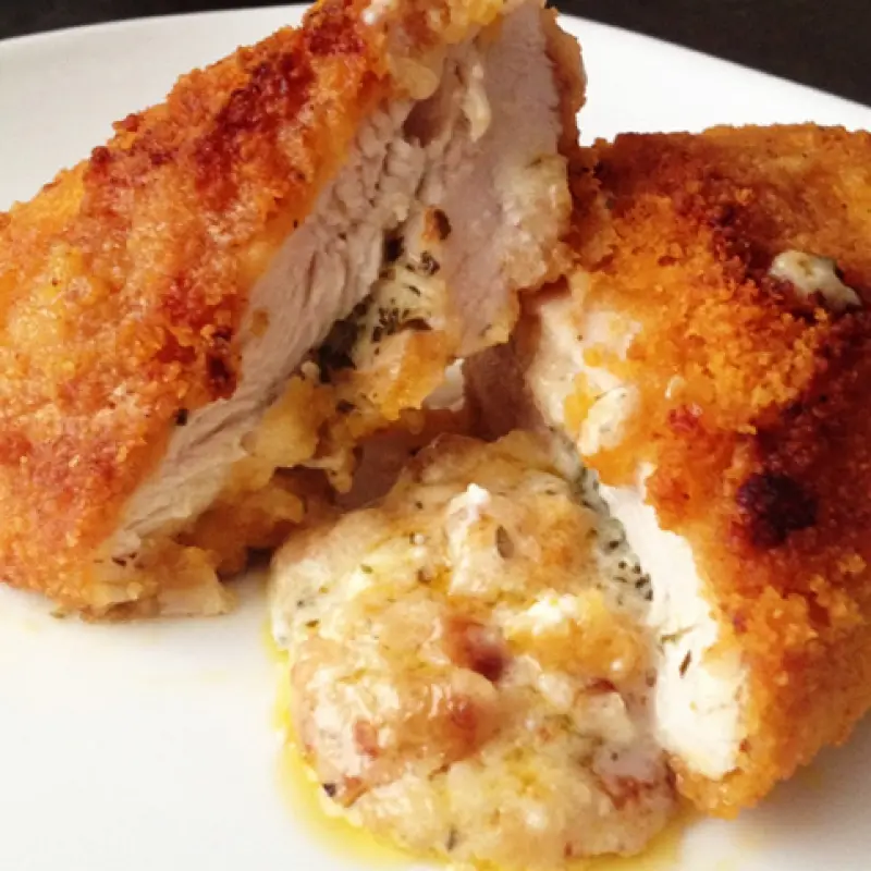 Garlic & Lemon Double Stuffed Chicken