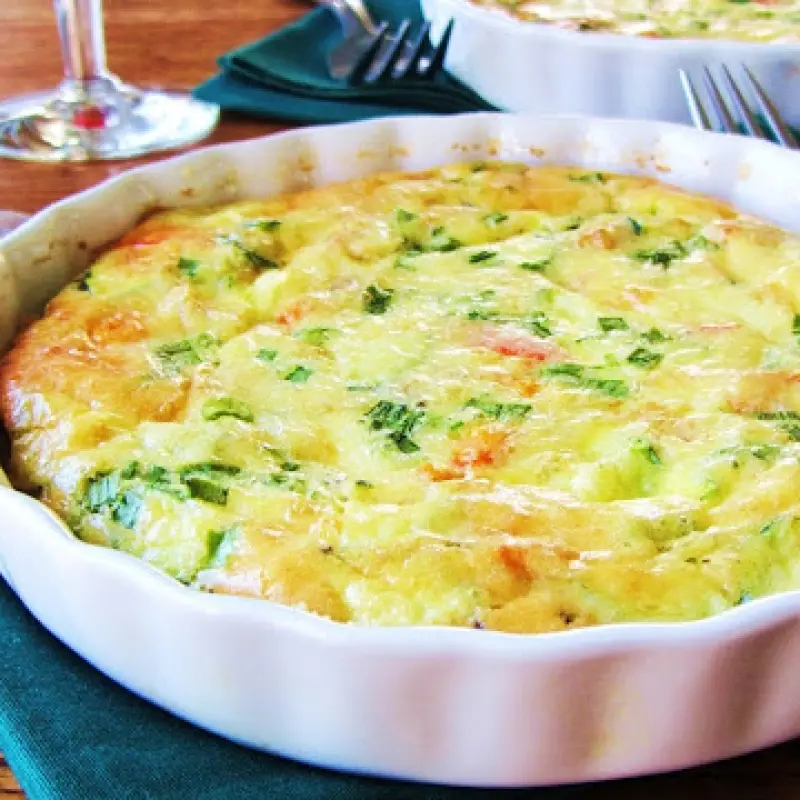 Crab Parmesan Frittata