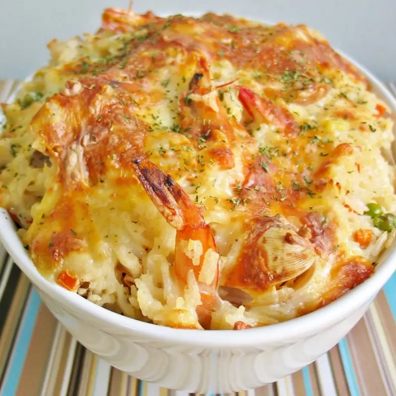 Seafood Baked Rice