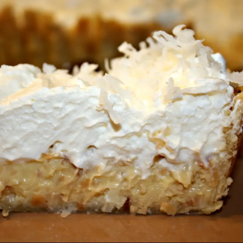Coconut Cream Pie with Vodka Pie Crust