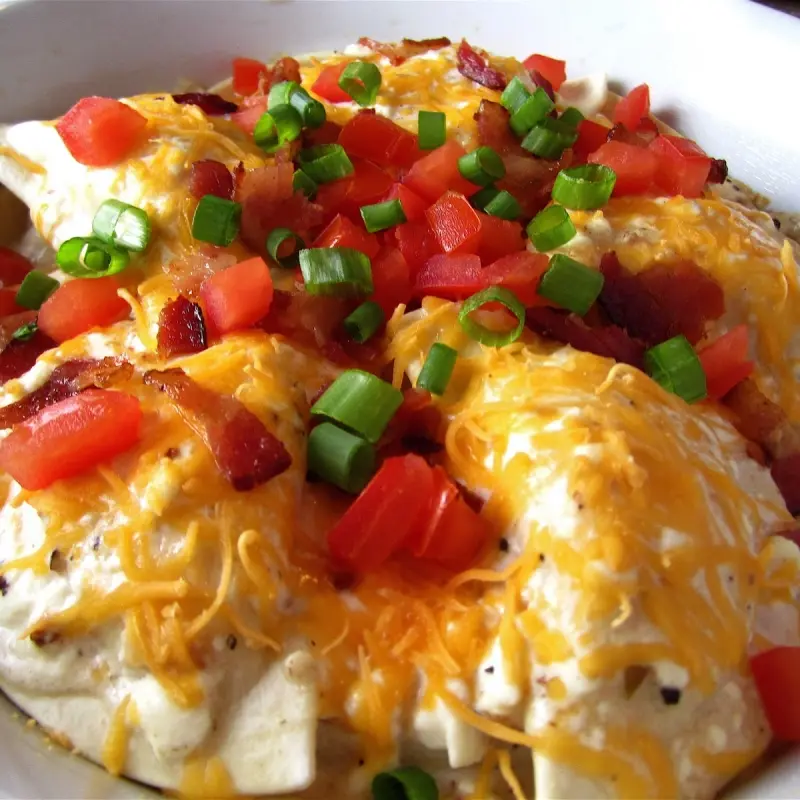 Bacon Pierogie Bake