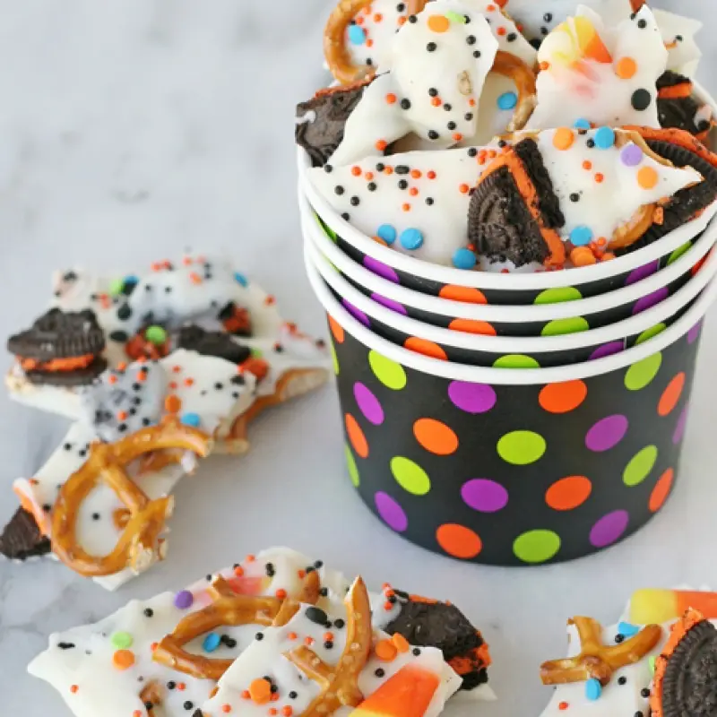 Halloween Candy Bark