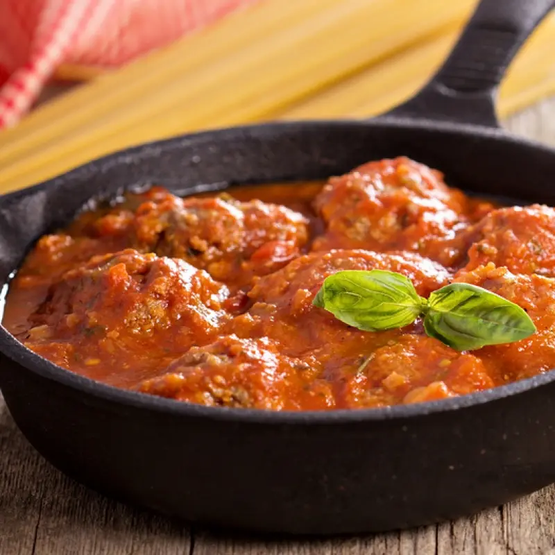 Baked Meatballs With Tomato Sauce
