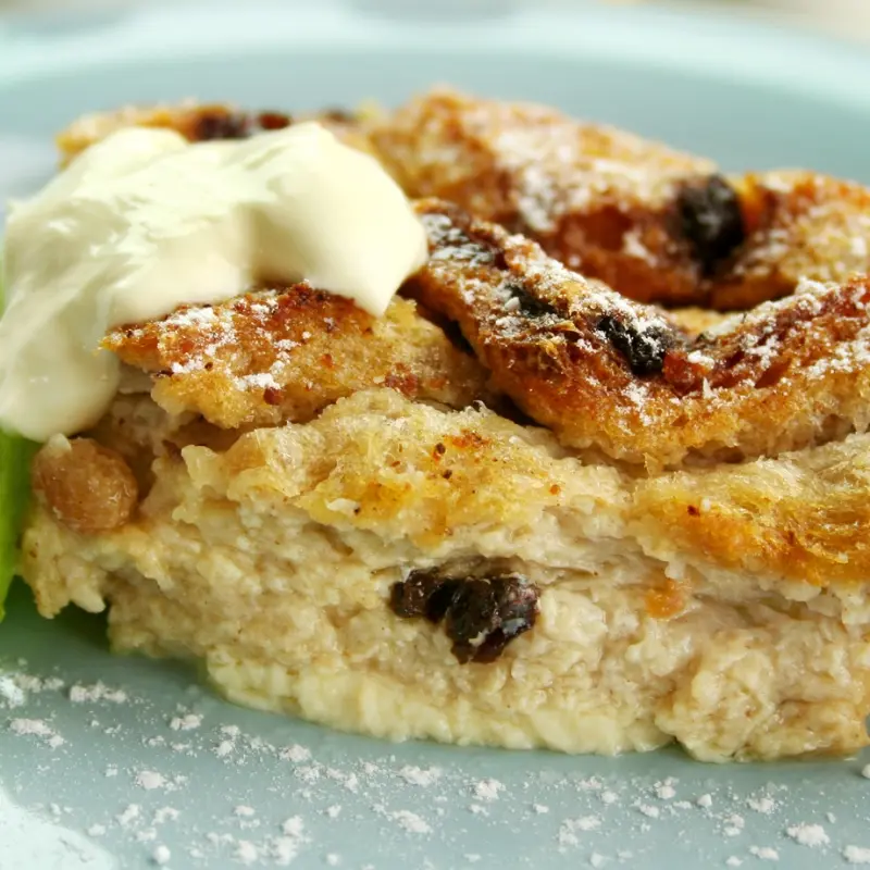 Rum Raisin Bread Pudding