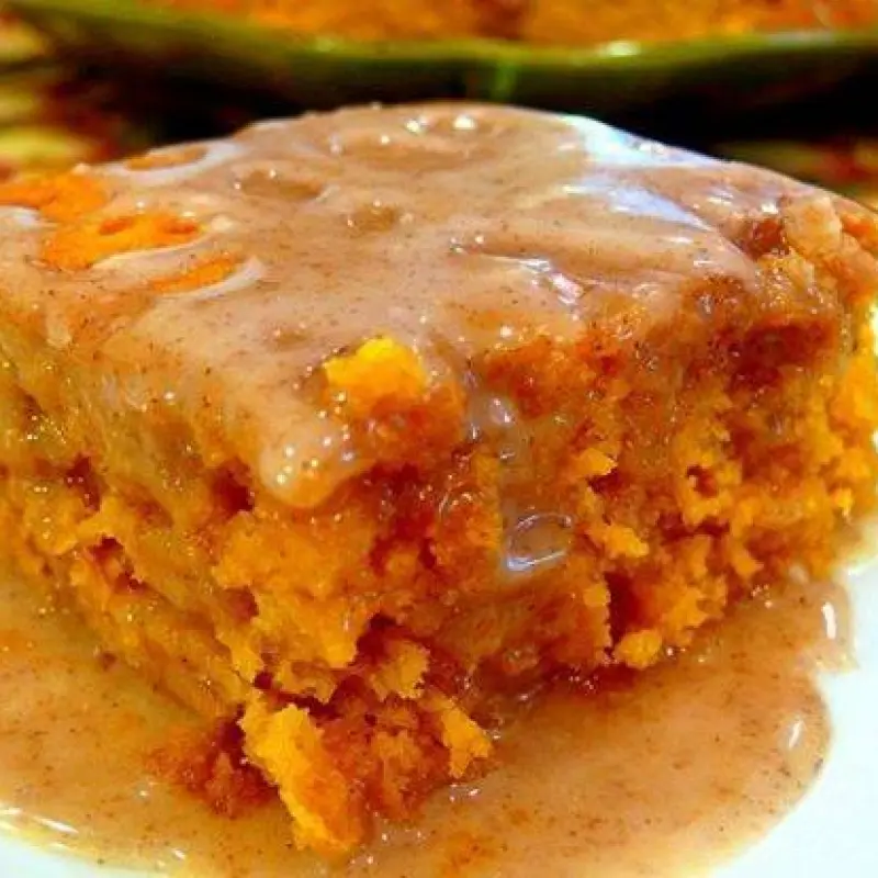 Easy Pumpkin Glaze Cake