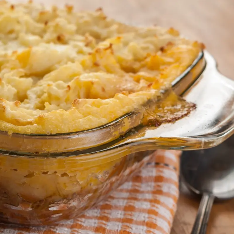 Cheesy Potato Shepherd's Pie