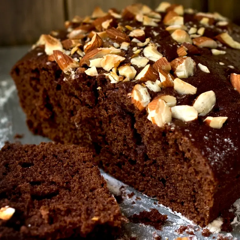 Mini Chocolate Loaf Cakes With Ganache