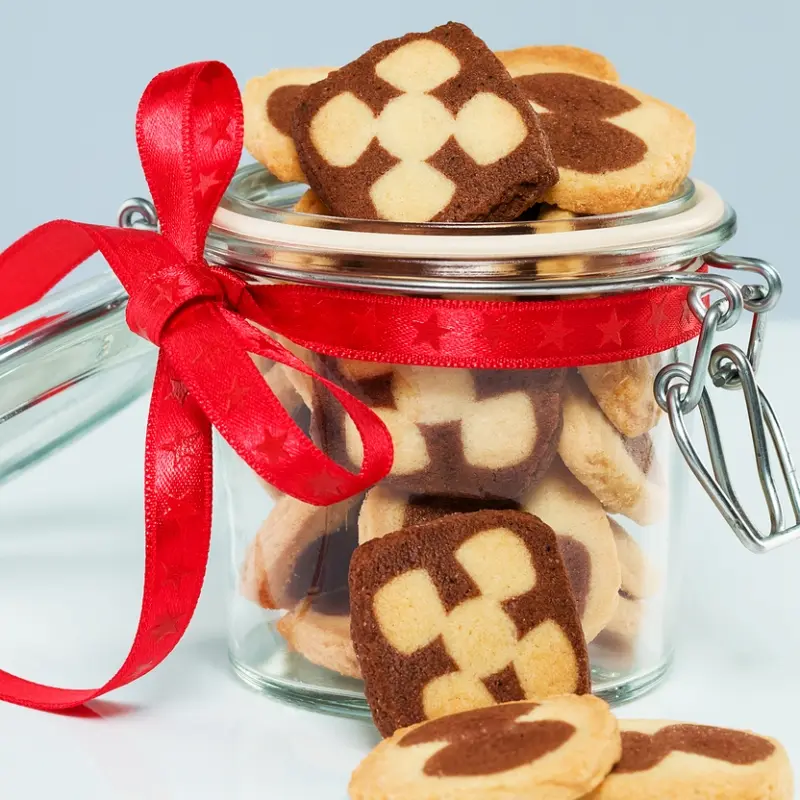 Cute Checkerboard Cookies