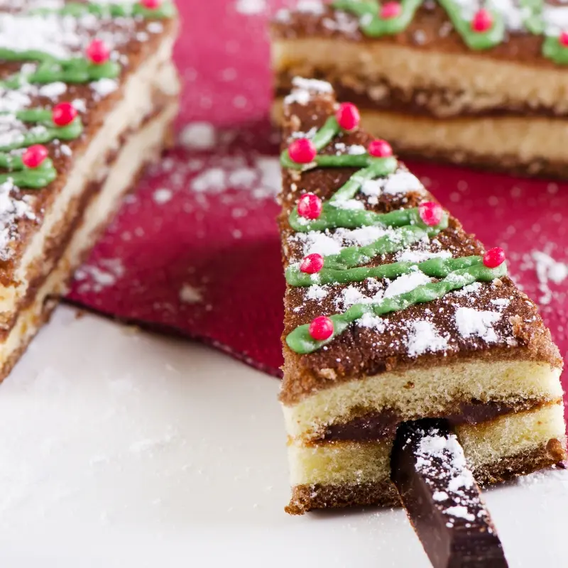 Christmas Tree Layer Cake