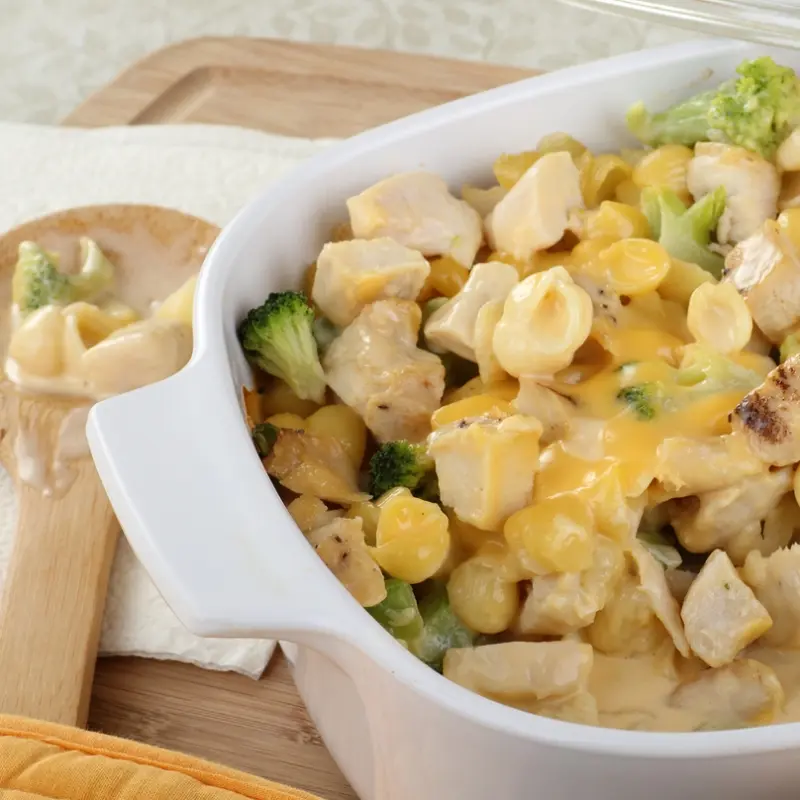 Chicken Alfredo Casserole