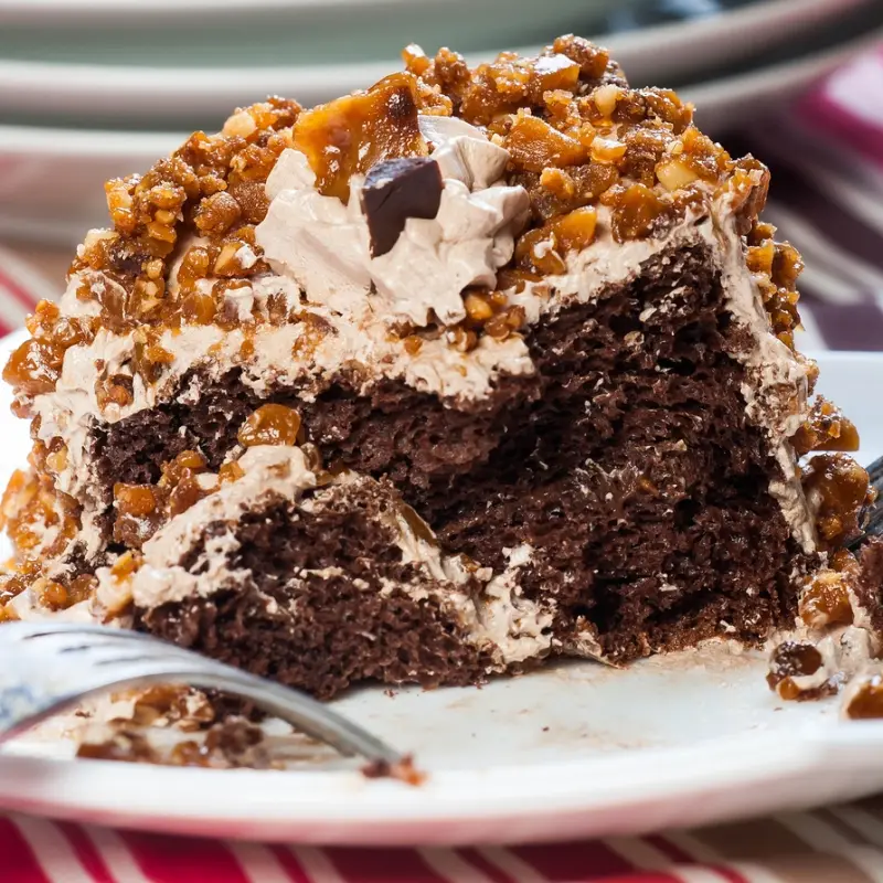 Upside Down Jumbo Chocolate Cupcakes