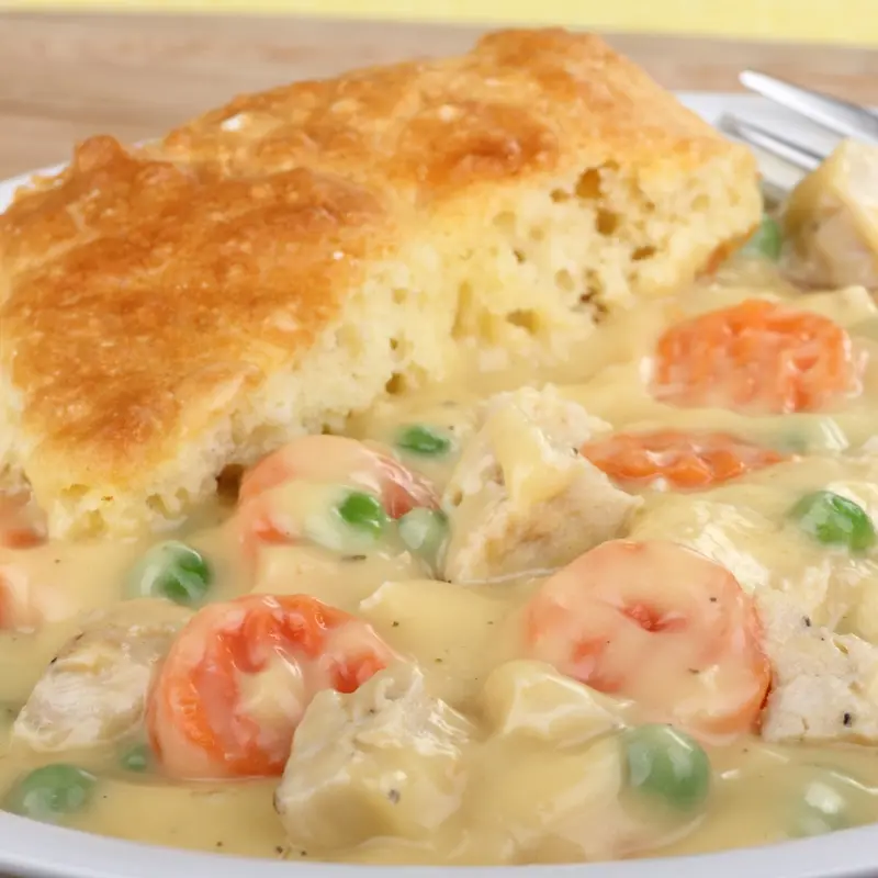 Chicken Biscuit Pie