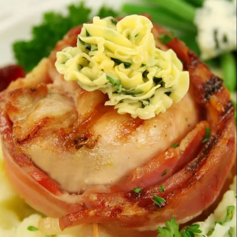 Bacon Wrapped Chicken Bites