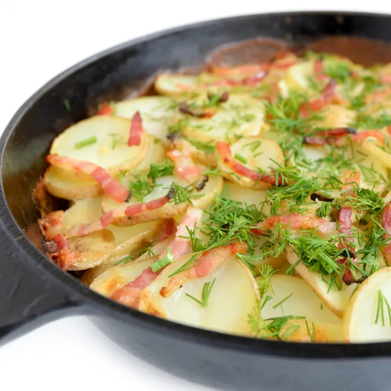 Skillet Potato Bake