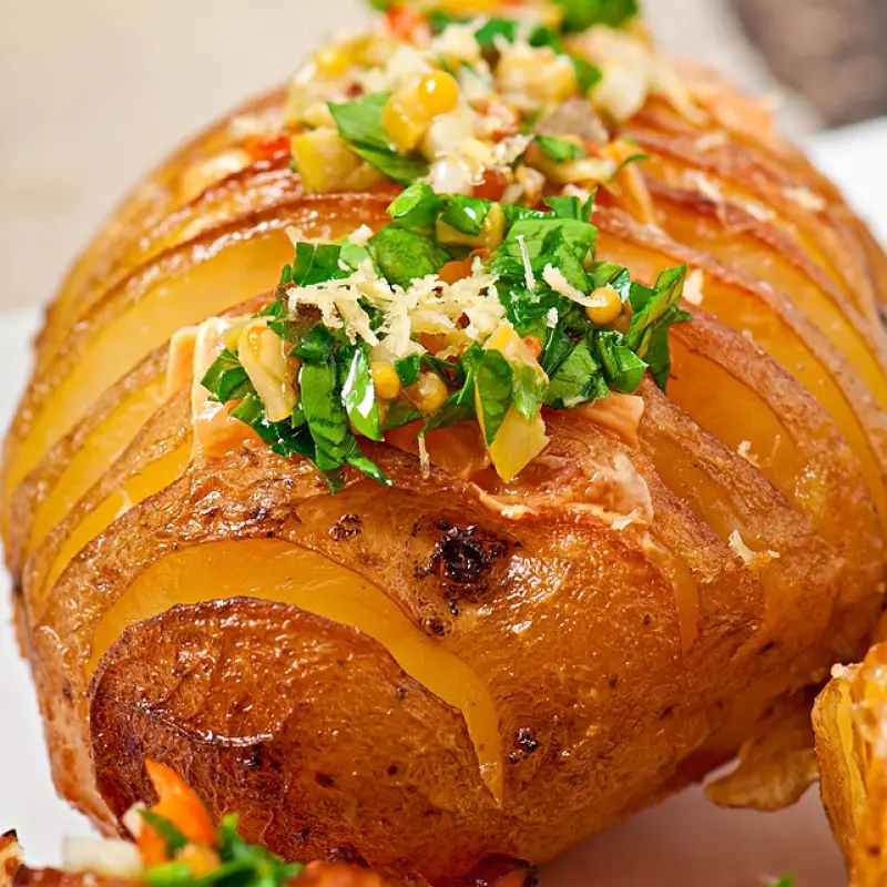 Baked Potato with Butter & Cheese