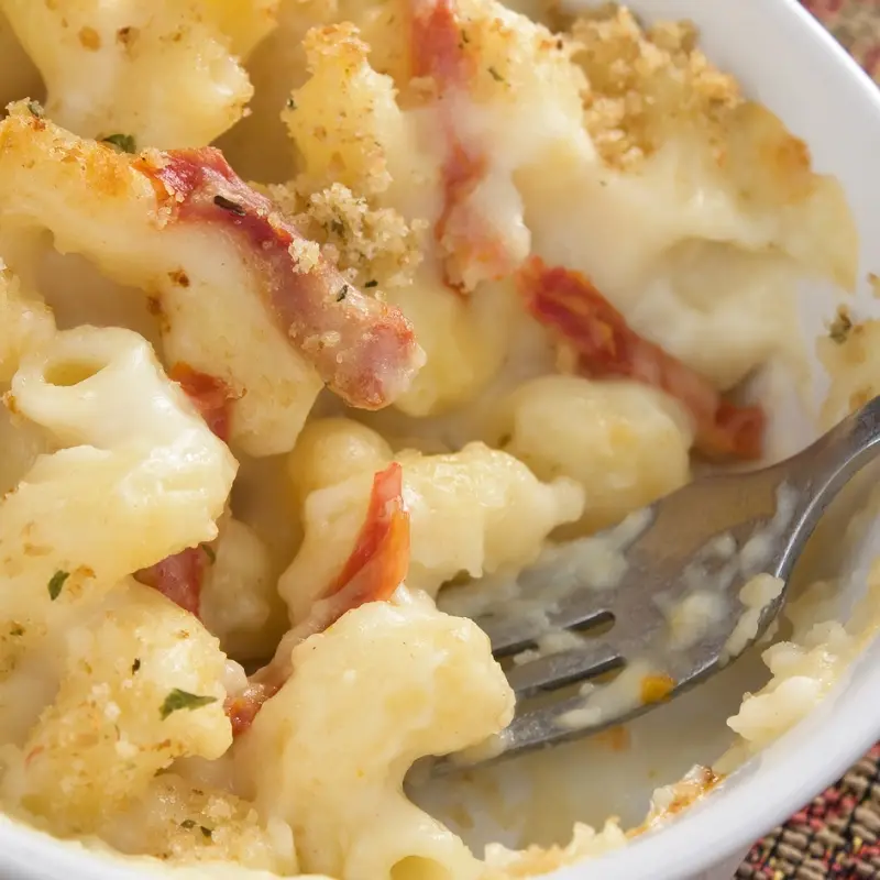 Macaroni Ham Cheese Bake