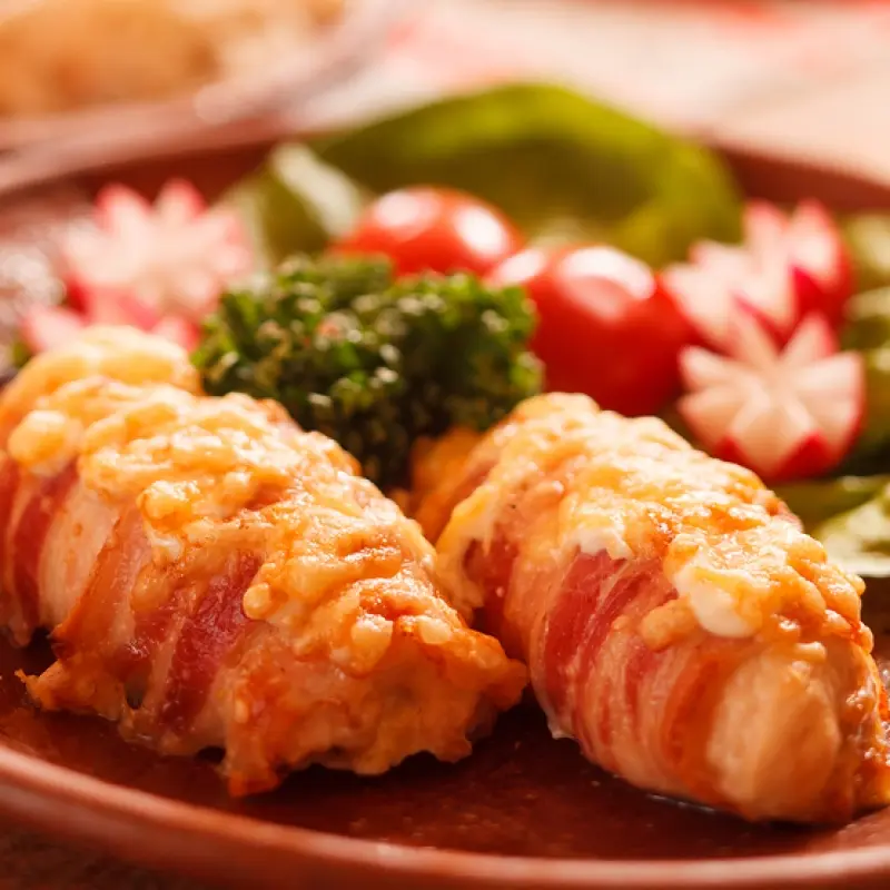 Bacon Wrapped Pork Bites