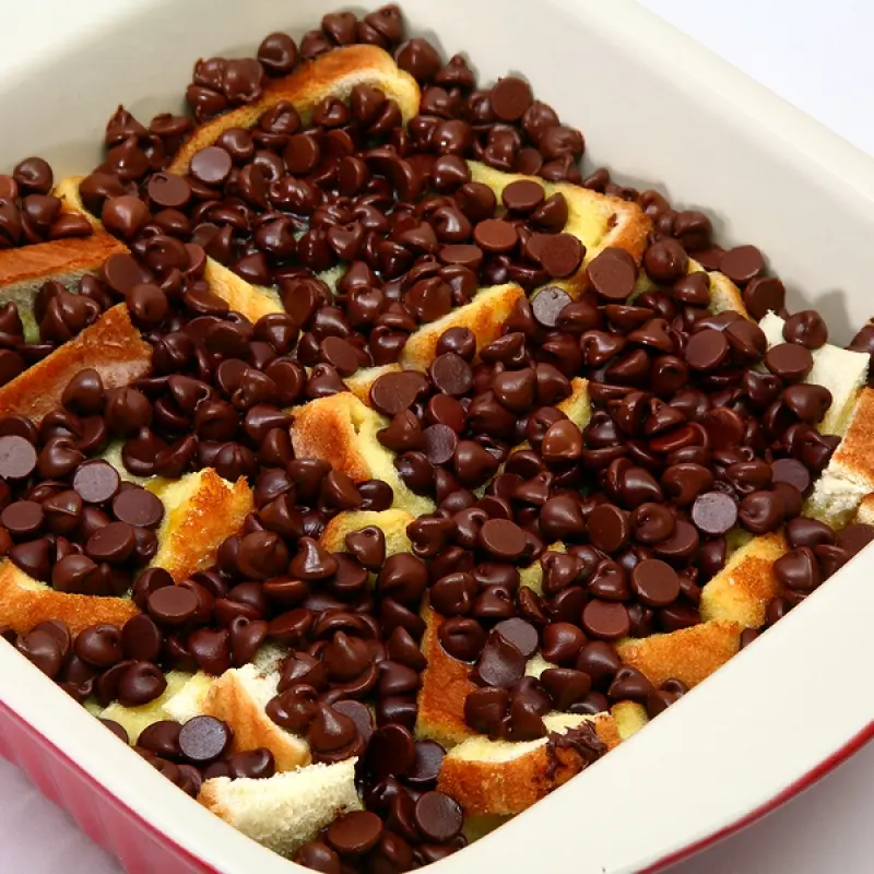 Chocolate Chip Bread Pudding