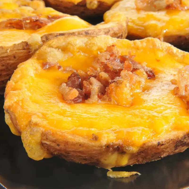 Cheddar Cheese Potato Skins