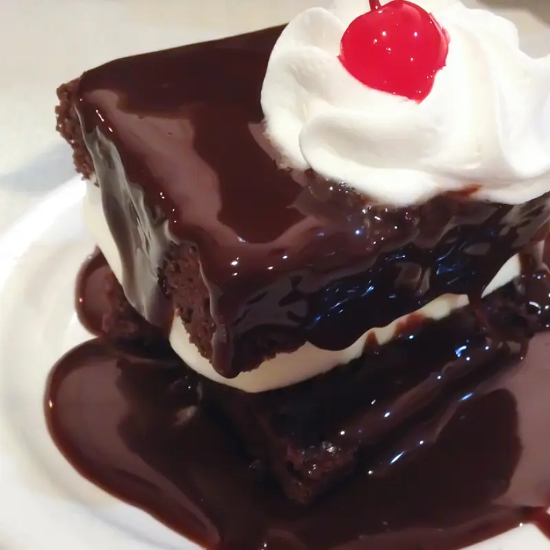 Hot Fudge Sundae Brownie