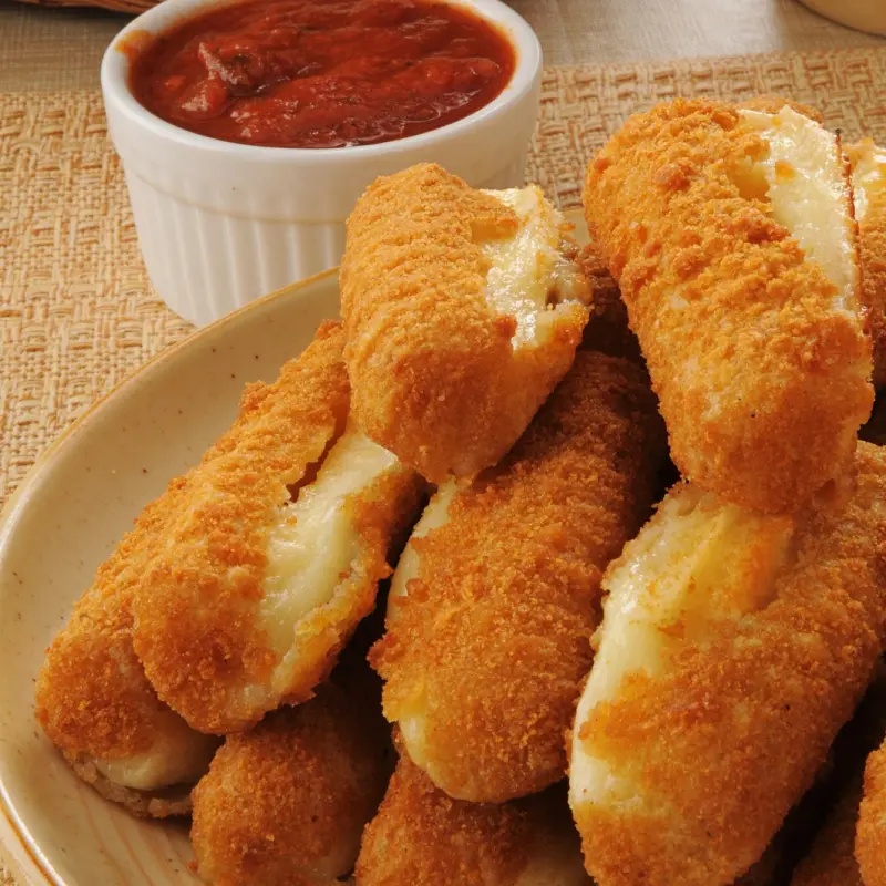 Home-Fried Cheese Sticks