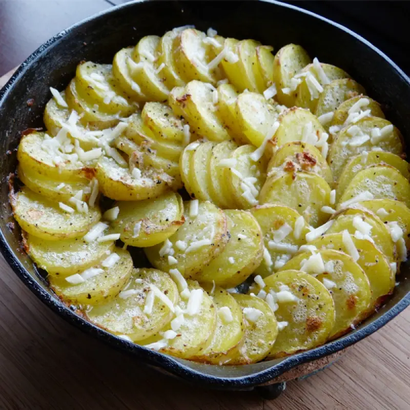 Garlic Butter Parmesan Potatoes