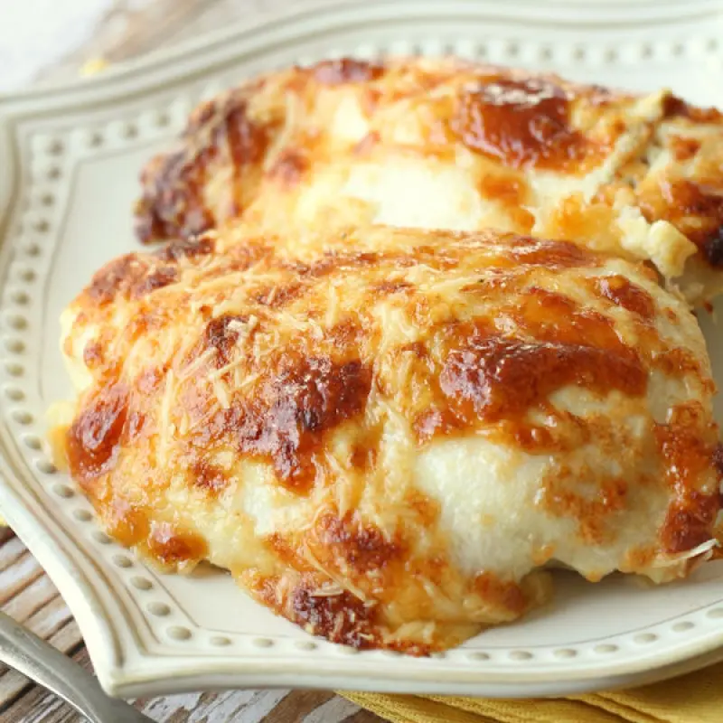 Creamy Swiss Chicken Bake!