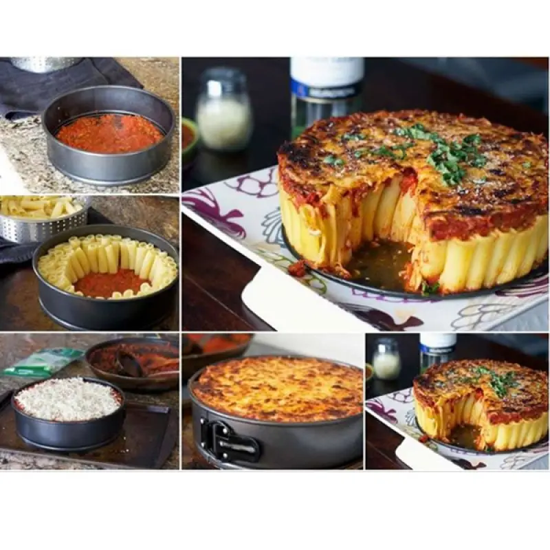 Delicious Rigatoni Pasta Pie