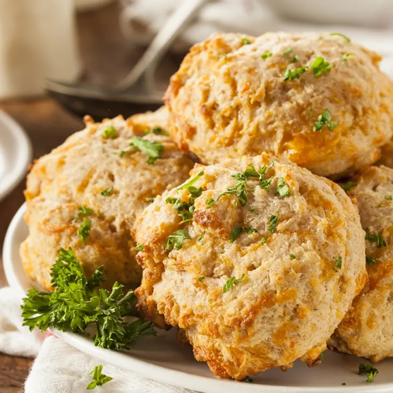 Homemade Cheddar Cheese Biscuits