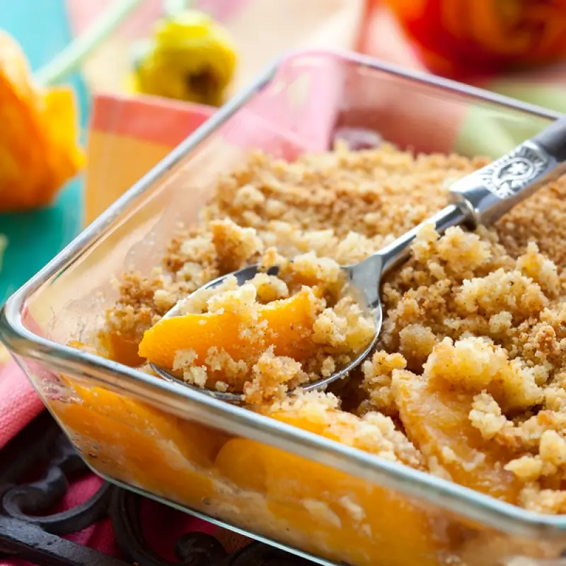 Peach Crumble
