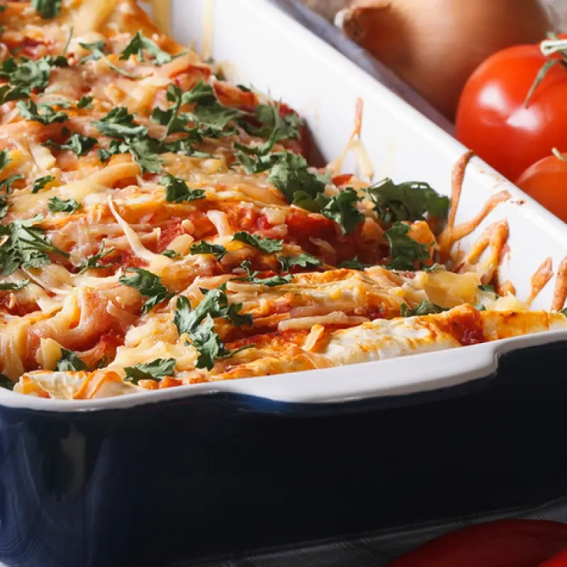 Cheesy Chicken Enchilada