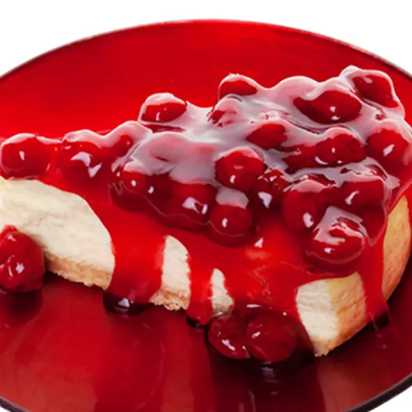 Old Fashioned Cherry Cheesecake
