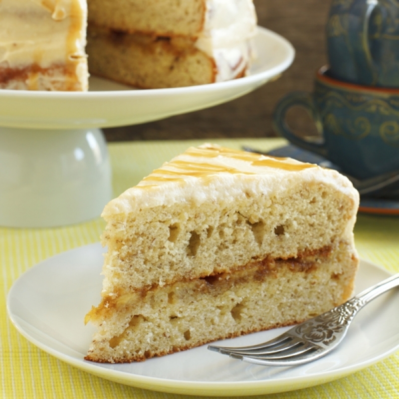 Banana Caramel Cake Recipe