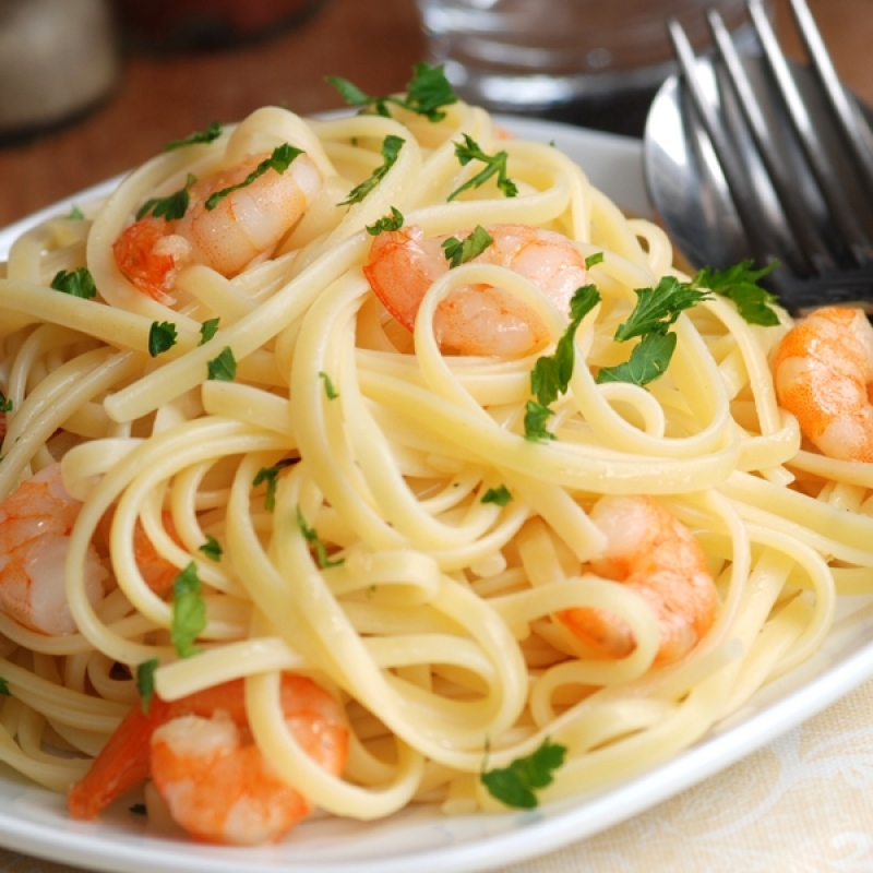 Garlic Prawn Pasta Dish Recipe