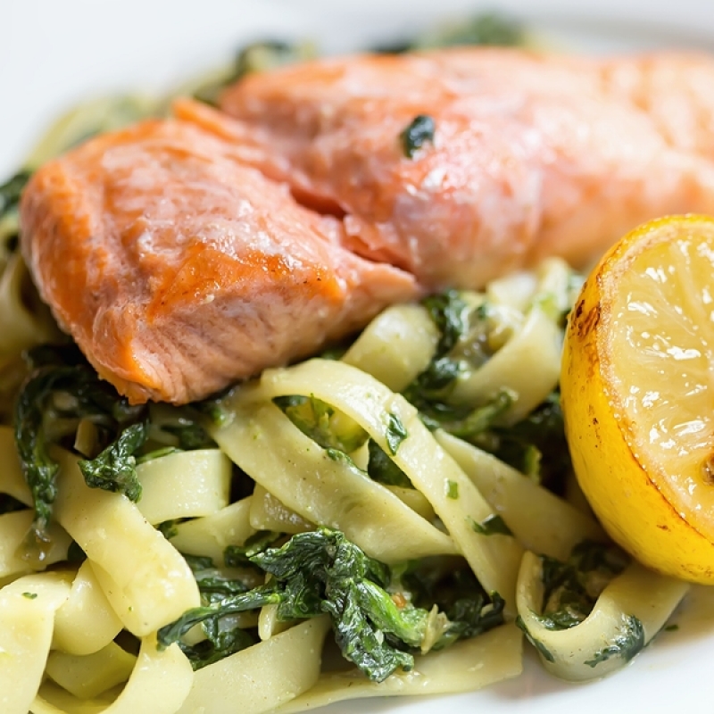 Steamed Baked Salmon Recipe