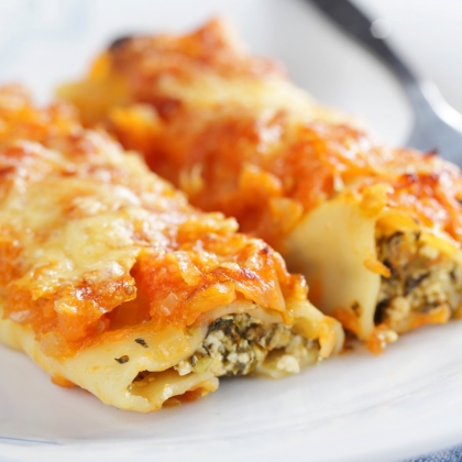 Spinach And Ricotta Canneloni Recipe